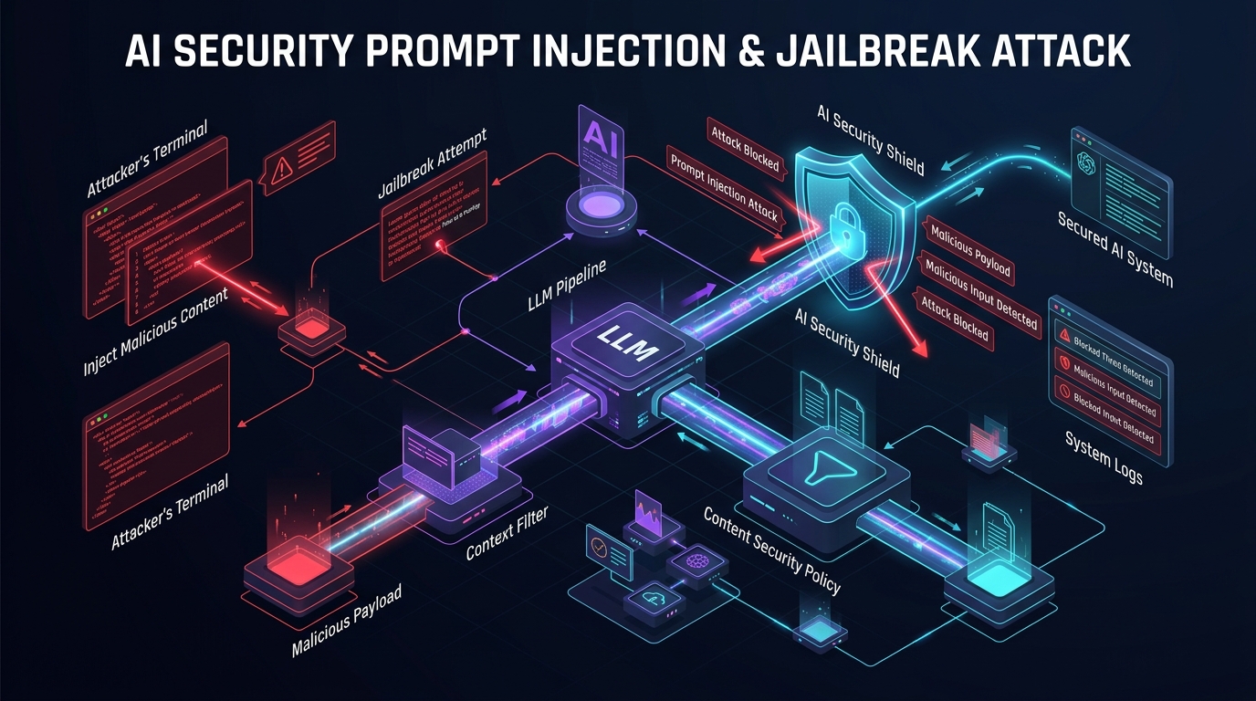Prompt Injection Security Infographic