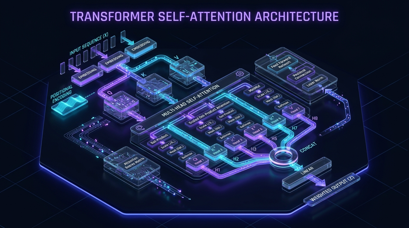 Transformer Architecture Infographic